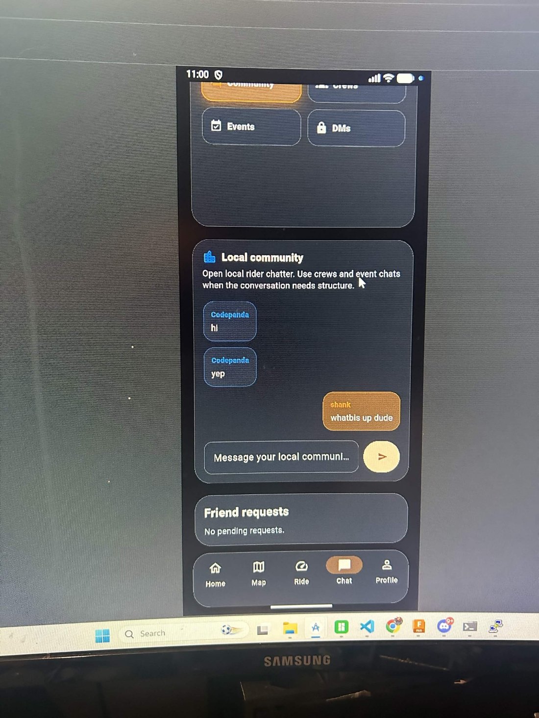 Rider Recall home tab