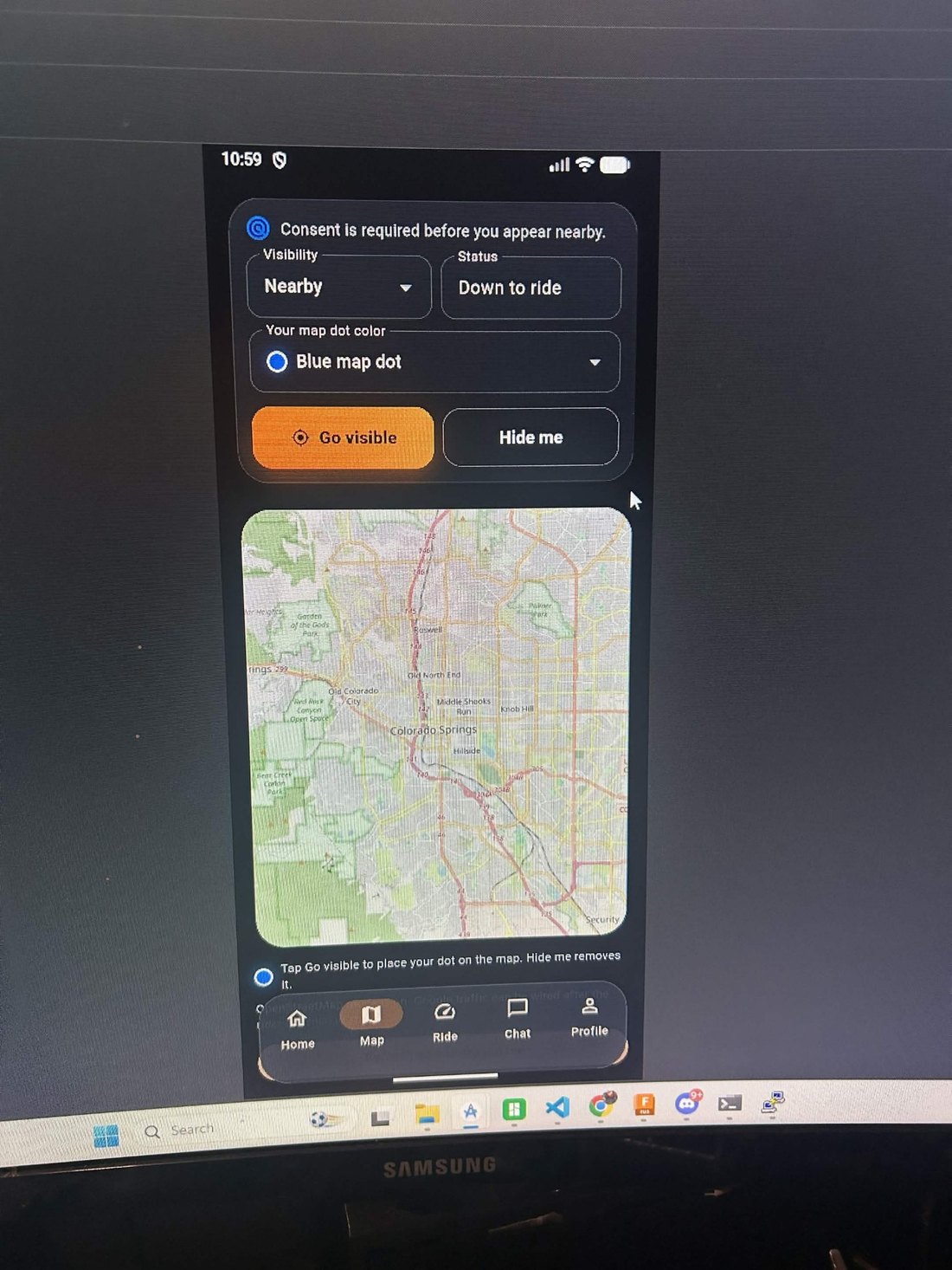Rider Recall bike profile screen
